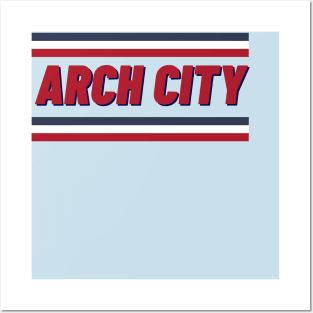 Arch City Powder Blue v3 Posters and Art